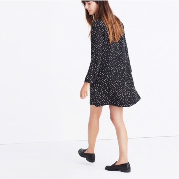 Madewell Dresses & Skirts - Madewell Star Scatter Silk Button Back Dress